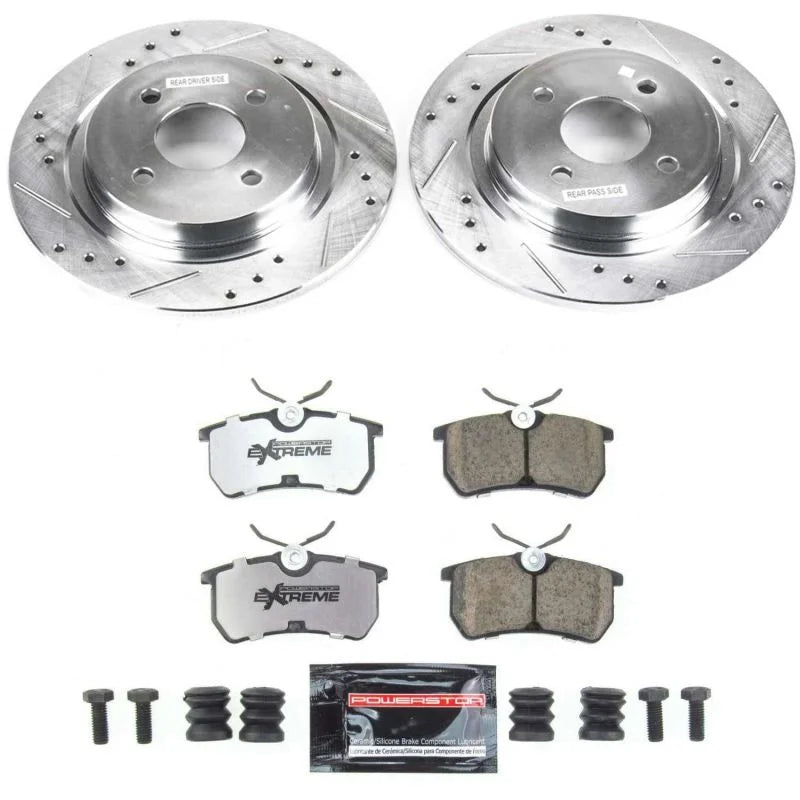 PowerStop Rear Z26 Street Warrior Brake Kit fits 2002-2004 Ford Focus SVT