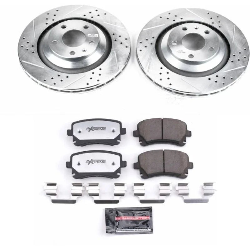 PowerStop Rear Z26 Street Warrior Brake Kit fits 2005-2011 Audi A6 / A6 Quattro - Main Product View