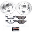 Load image into Gallery viewer, PowerStop Rear Z26 Street Warrior Brake Kit fits 2006 BMW 325XI - Main Product View