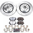 Load image into Gallery viewer, PowerStop Rear Z26 Street Warrior Brake Kit fits 2009-2016 Volkswagen CC / 2015-2021 Volkswagen GTI / 2012-2013 Volkswagen...