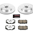 Load image into Gallery viewer, PowerStop Rear Z26 Street Warrior Brake Kit fits 2014-2019 Chevrolet Corvette Stingray - Main Product View