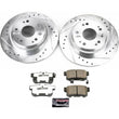 Load image into Gallery viewer, PowerStop Rear Z26 Street Warrior Brake Kit fits Acura RL / 2002-2004 Acura RL Premium - Main Product View