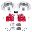 Load image into Gallery viewer, PowerStop Rear Z26 Street Warrior Brake Kit w/Calipers fits 1998-2004 Audi A6 / 2003-2005 Volkswagen Passat GL / 2004-2005...