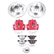 Load image into Gallery viewer, PowerStop Rear Z26 Street Warrior Brake Kit w/Calipers fits 2006 BMW 325XI