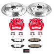 Load image into Gallery viewer, PowerStop Rear Z26 Street Warrior Brake Kit w/Calipers fits 2010-2014 Subaru Legacy / Outback