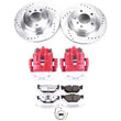 Load image into Gallery viewer, PowerStop Rear Z26 Street Warrior Brake Kit w/Calipers fits 2011-2013 BMW 328I