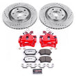 Load image into Gallery viewer, PowerStop Rear Z26 Street Warrior Brake Kit w/Calipers fits Audi S4 / 2004-2008 Audi S4 Avant / 2004-2009 Audi S4 Cabriolet