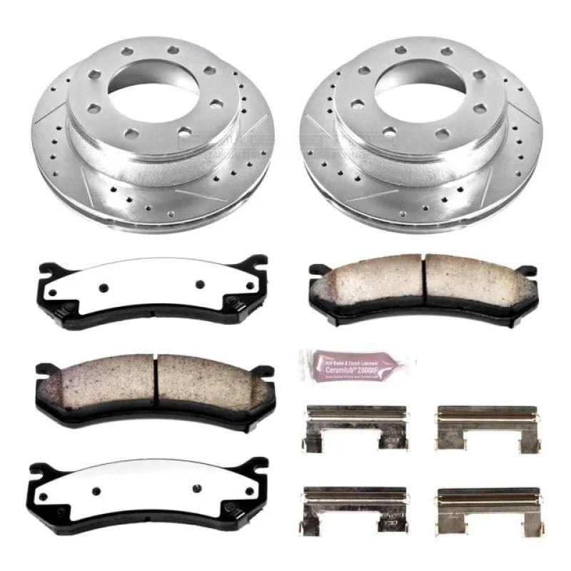 PowerStop Rear Z36 & Tow Brake Kit fits 2001-2007 Chevrolet Silverado 1500 / 1999-2004 Chevrolet Silverado 2500 / 2000-200...