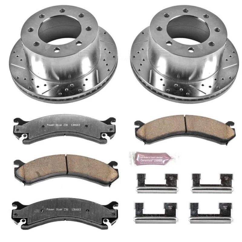 PowerStop Rear Z36 & Tow Brake Kit fits 2001-2010 Chevrolet Silverado 3500 / 2001-2007 GMC Sierra 3500 - Main Product View