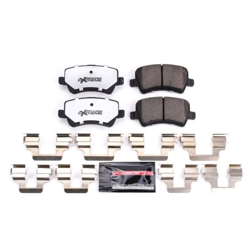 PowerStop Rear Z36 & Tow Brake Pads w/Hardware fits 2013-2015 land Rover LR2 / 2012-2015 land Rover Range Rover / 2017 201...