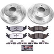 Load image into Gallery viewer, PowerStop Rear Z36 Truck &amp; Tow Brake Kit fits 2004-2006 Ford E-150 / E-150 Club WAGON - Main Product View