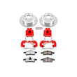 Load image into Gallery viewer, PowerStop Rear Z36 Truck &amp; Tow Brake Kit w/Calipers fits 1999-2004 Jeep Grand Cherokee