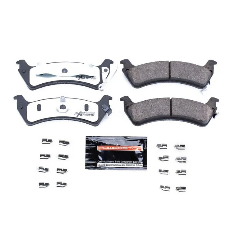 PowerStop Rear Z36 Truck & Tow Brake Pads w/Hardware fits 1994-1998 Jeep Grand Cherokee - Main Product View