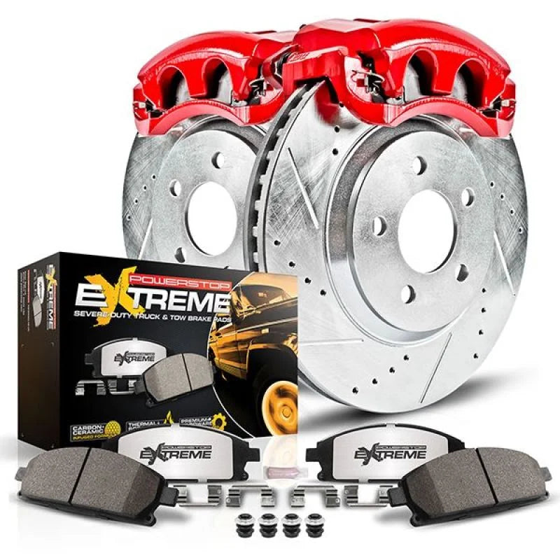 PowerStop Rear Z36 Truck & Tow Kit w/Calipers fits 2021-2024 Dodge DURANGO