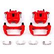 Load image into Gallery viewer, PowerStop Red Calipers w/Brackets - Pair Front fits 2003-2007 2009-2011 Nissan Murano - Main Product View