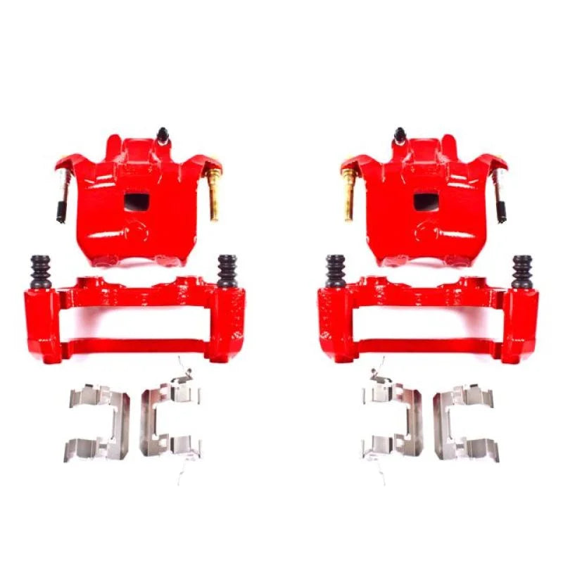 PowerStop Red Calipers w/Brackets - Main Product View