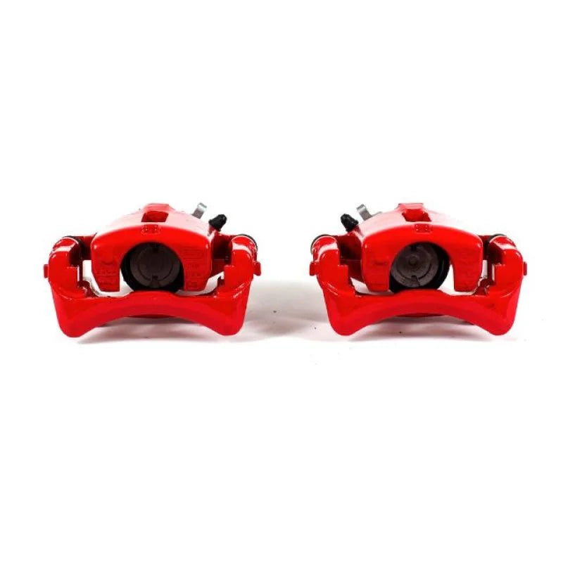 PowerStop Red Rear Calipers w/Brackets Pair fits 2002-2005 Ford Thunderbird / 2000-2002 Jaguar S-Type / 2000-2002 Lincoln LS