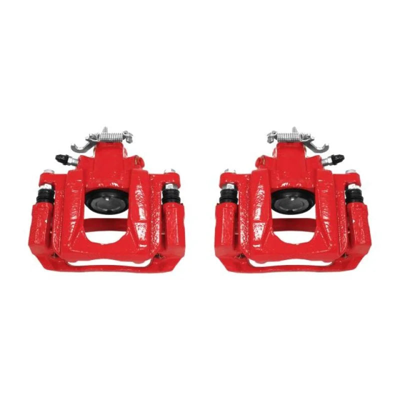 PowerStop Red Rear Calipers w/Brackets Pair fits Chrysler Town / 2008-2016 Chrysler Town & / 2014-2016 Dodge Grand Caravan