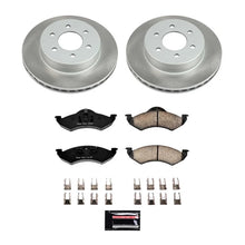 Load image into Gallery viewer, PowerStop Semi-Coated Front Rotor Kit fits 2000-2002 Dodge Dakota / DURANGO