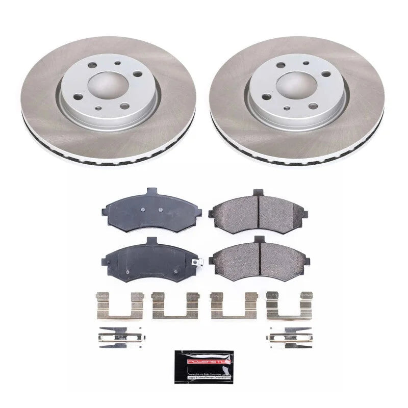 PowerStop Semi-Coated Front Rotor Kit fits 2002-2005 Hyundai Elantra Gls