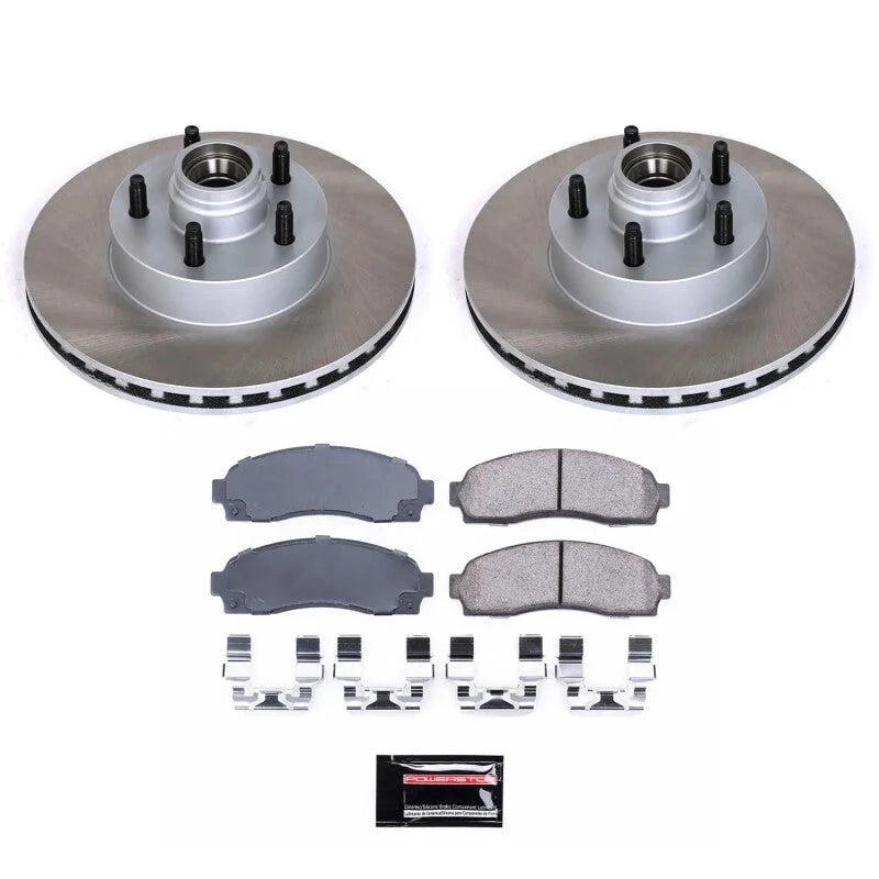 PowerStop Semi-Coated Front Rotor Kit fits 2003-2005 Ford Ranger Edge / 2005-2007 Ford Ranger Stx / 2006-2009 Ford Ranger ...