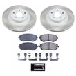 Load image into Gallery viewer, PowerStop Semi-Coated Front Rotor Kit fits 2005 2006 Saab 9-2x / 2003 Subaru Baja / 2003-2006 Subaru Baja SPORT / 2003-200...