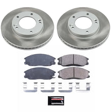 Load image into Gallery viewer, PowerStop Semi-Coated Front Rotor Kit fits 2007-2009 Kia Sorento