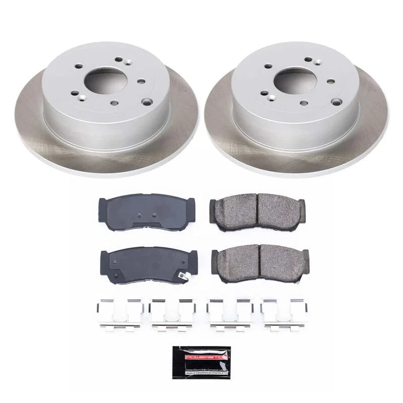 PowerStop Semi-Coated Front Rotor Kit fits 2015-2018 Volvo S60 / 2016-2018 Volvo S60 Cross COUNTRY / 2015-2016 Volvo S80 /...