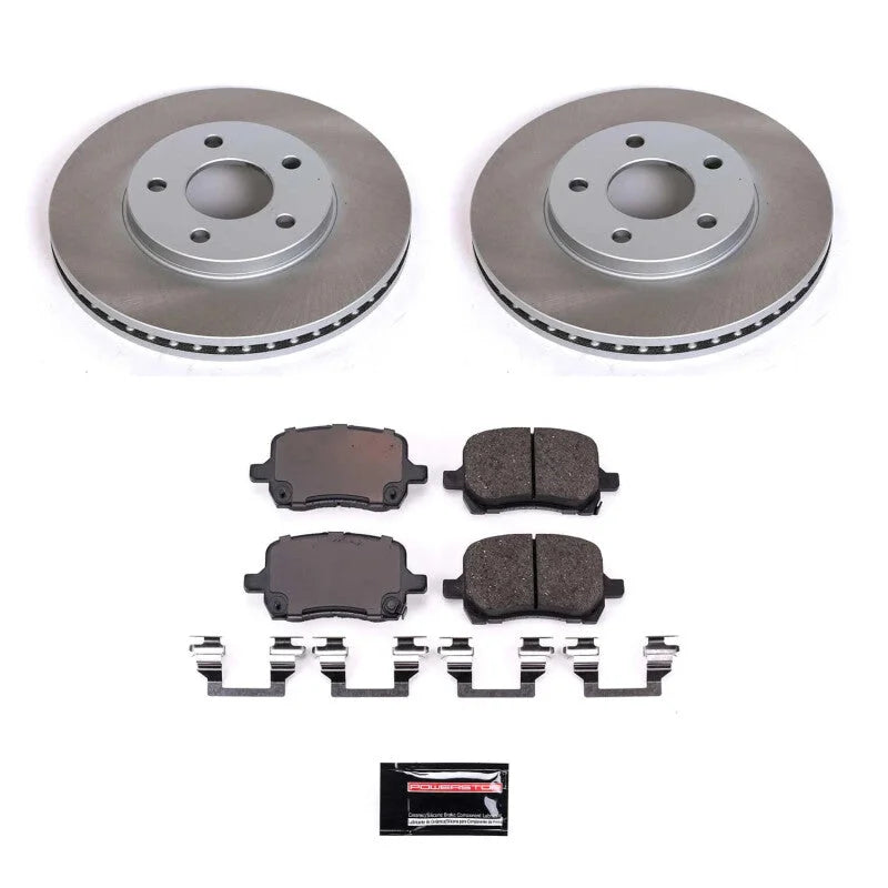 PowerStop Semi-Coated Front Rotor Kit fits Chevrolet HHR / 2008-2011 Chevrolet HHR LS / 2008-2010 Chevrolet HHR LT Panel