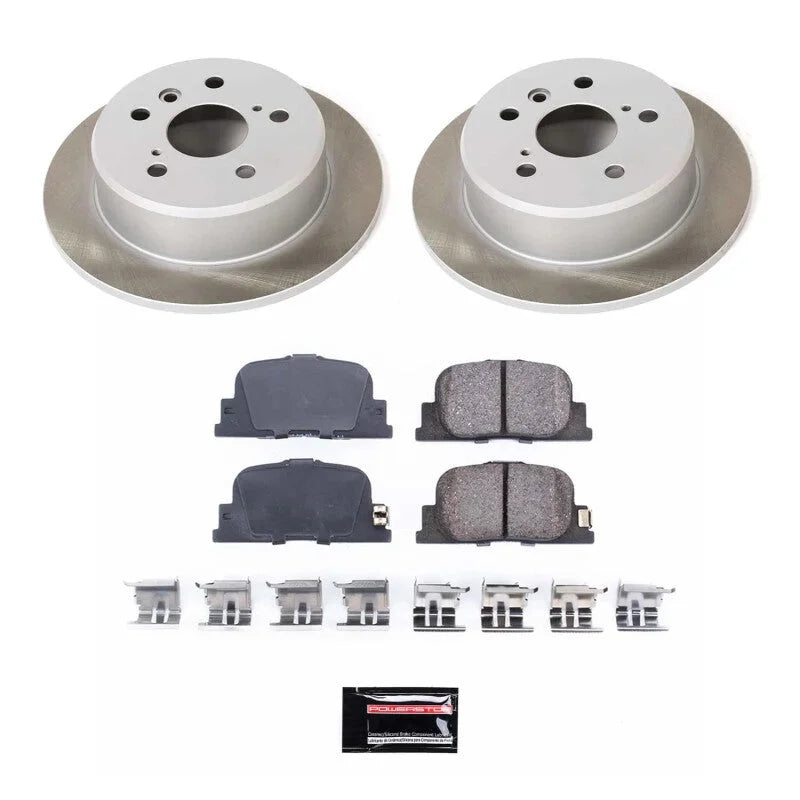 PowerStop Semi-Coated Rear Rotor Kit fits 2000-2001 Lexus ES300 / Toyota Camry / 2000-2001 Toyota Camry LE