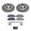 Load image into Gallery viewer, PowerStop Semi-Coated Rotor Kit Front fits 1997-2003 Ford F-150 / 2004 Ford F-150 Heritage