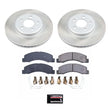 Load image into Gallery viewer, PowerStop Semi-Coated Rotor Kit Front fits 2000-2005 Ford Excursion / 1999-2004 Ford F-250 Super Duty / 1999-2004 Ford F-3...