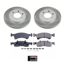 Load image into Gallery viewer, PowerStop Semi-Coated Rotor Kit Front fits 2002-2006 Ford Expedition Eddie / 2006 Ford Expedition KING / 2005 2006 Ford Ex...