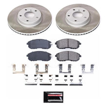 Load image into Gallery viewer, PowerStop Semi-Coated Rotor Kit Front fits 2003-2004 Infiniti G35 / 2004-2005 Infiniti G35 X / 2003-2005 Nissan 350Z / 200...