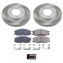 Load image into Gallery viewer, PowerStop Semi-Coated Rotor Kit Front fits 2003-2006 Kia Sorento EX