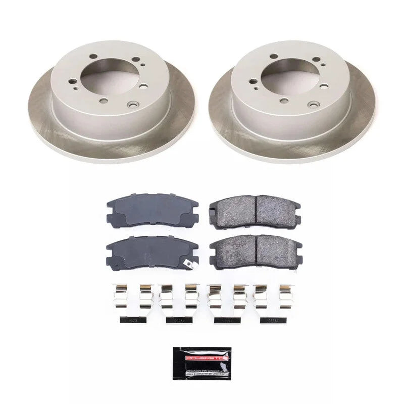 PowerStop Semi-Coated Rotor Kit Rear fits 1995-2003 Chrysler Sebring LX / 1995-2000 Dodge AVENGER / 2001-2005 Dodge Stratu...