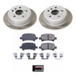 Load image into Gallery viewer, PowerStop Semi-Coated Rotor Kit Rear fits 2000-2001 Toyota Camry LE / 1999-2003 Toyota Solara SE