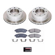 Load image into Gallery viewer, PowerStop Semi-Coated Rotor Kit Rear fits 2000-2005 Ford Excursion / 1999-2004 Ford F-250 Super Duty / 1999-2004 Ford F-35...