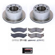 Load image into Gallery viewer, PowerStop Semi-Coated Rotor Kit Rear fits 2001-2002 Dodge Ram 2500 / 2001-2002 Dodge Ram 3500