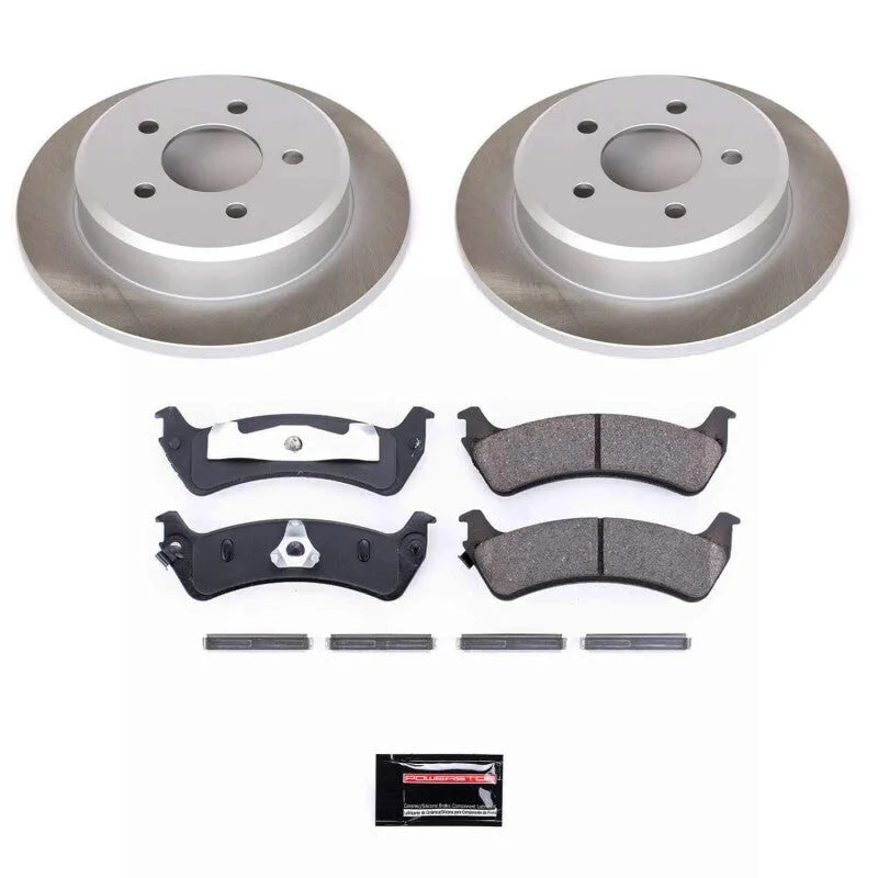 PowerStop Semi-Coated Rotor Kit Rear fits 2001-2002 Ford Explorer SPORT
