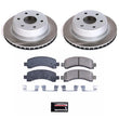 Load image into Gallery viewer, PowerStop Semi-Coated Rotor Kit Rear fits 2003-2006 Cadillac Escalade / 2003-2006 Chevrolet Avalanche 1500 / 2003-2014 Che...