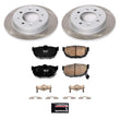 Load image into Gallery viewer, PowerStop Semi-Coated Rotor Kit Rear fits 2004-2009 Kia Spectra / SPECTRA5