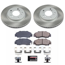Load image into Gallery viewer, PowerStop Semi-Coated Rotor Kit fits 1997-2001 Acura Integra Type R / 1991-1993 Acura Legend / 1991-1995 Acura Legend L / ...