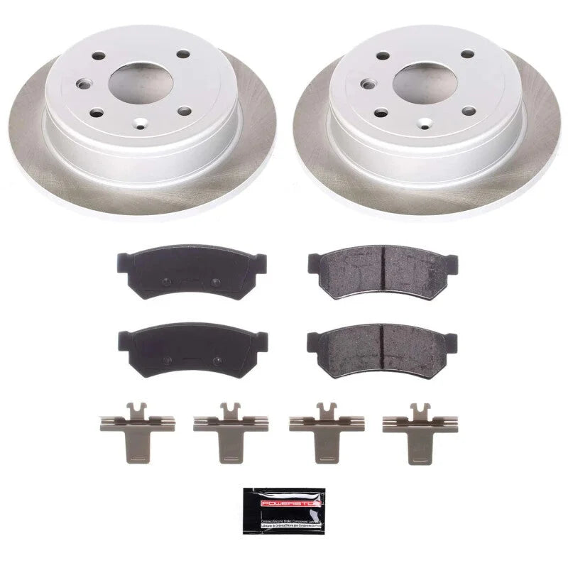 PowerStop Semi-Coated Rotor Kit fits 2007-2008 Suzuki Forenza / 2007-2008 Suzuki Reno