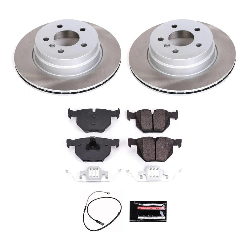 PowerStop Semi-Coated Rotor Kit fits 2011-2019 BMW X5 / X6