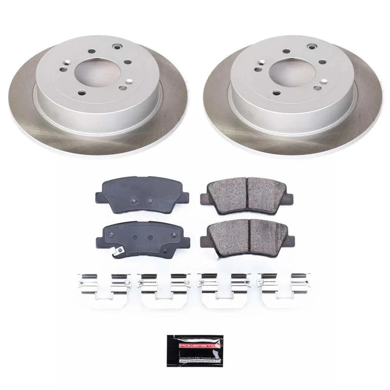 PowerStop Semi-Coated Rotor Kit fits 2016-2018 Hyundai Tucson / 2016-2018 Hyundai Tucson LIMITED / 2022 Kia Sportage / 201...