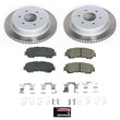 Load image into Gallery viewer, PowerStop Semi-Coated Rotor Kit fits 2017-2024 Nissan Titan