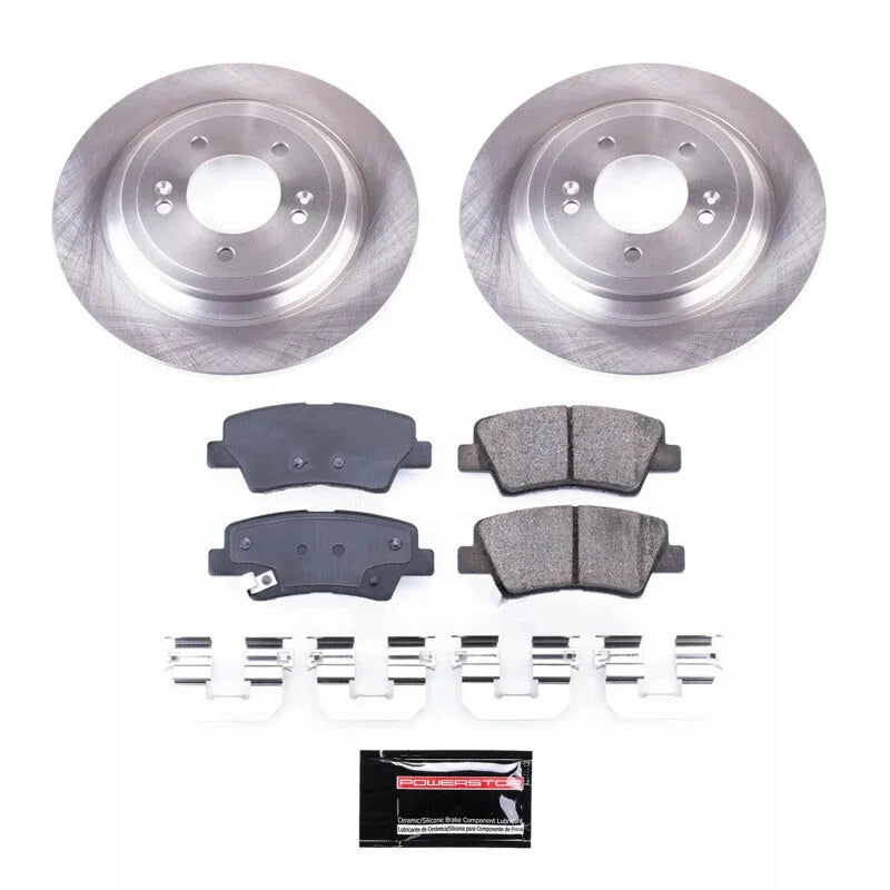 PowerStop Semi-Coated Rotor Kit fits 2019-2021 Hyundai Tucson LIMITED / Kia Sportage / 2017-2022 Kia Sportage EX / 2022 Ki...