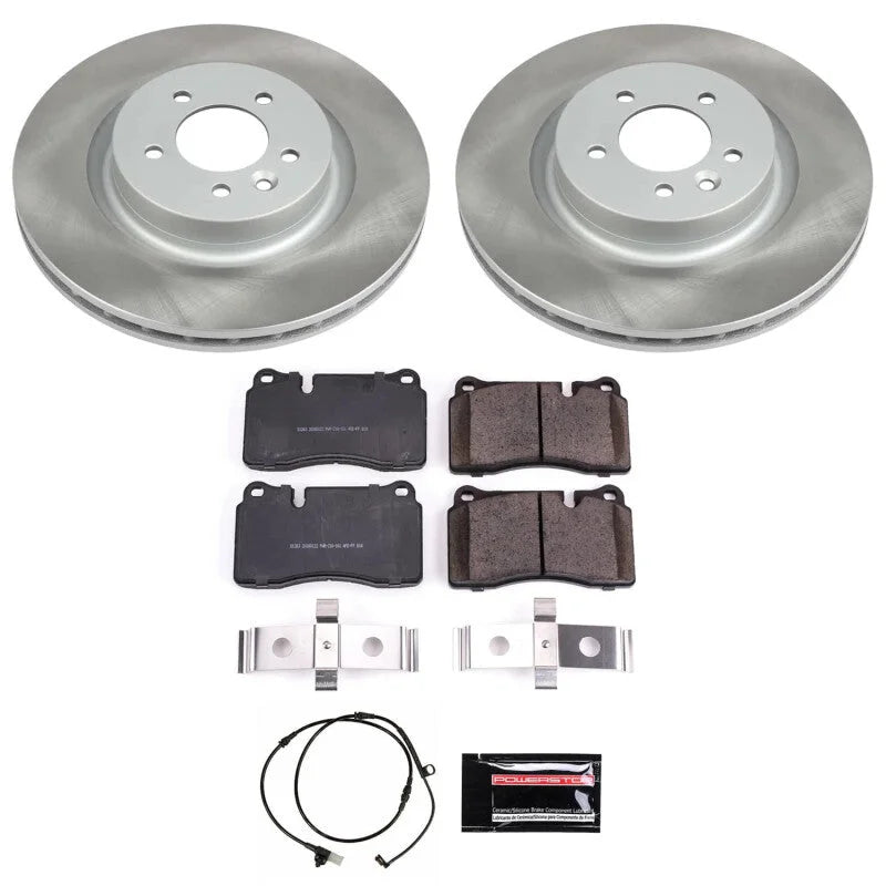 PowerStop Sport Front Semi-Coated Rotor Kit fits Land Rover Range / 2006-2009 Land Rover Range Rover SPORT Supercharged