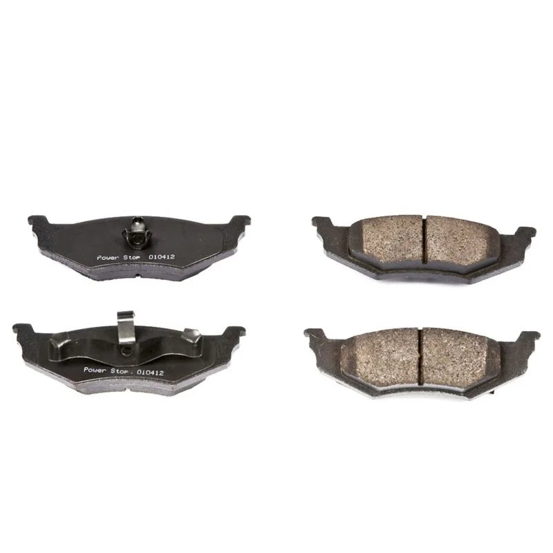 PowerStop Z16 Ceramic Brake Pads Rear fits 1999-2004 Chrysler 300M / 1995-2000 Chrysler Cirrus / 1995-2004 Chrysler Concor...